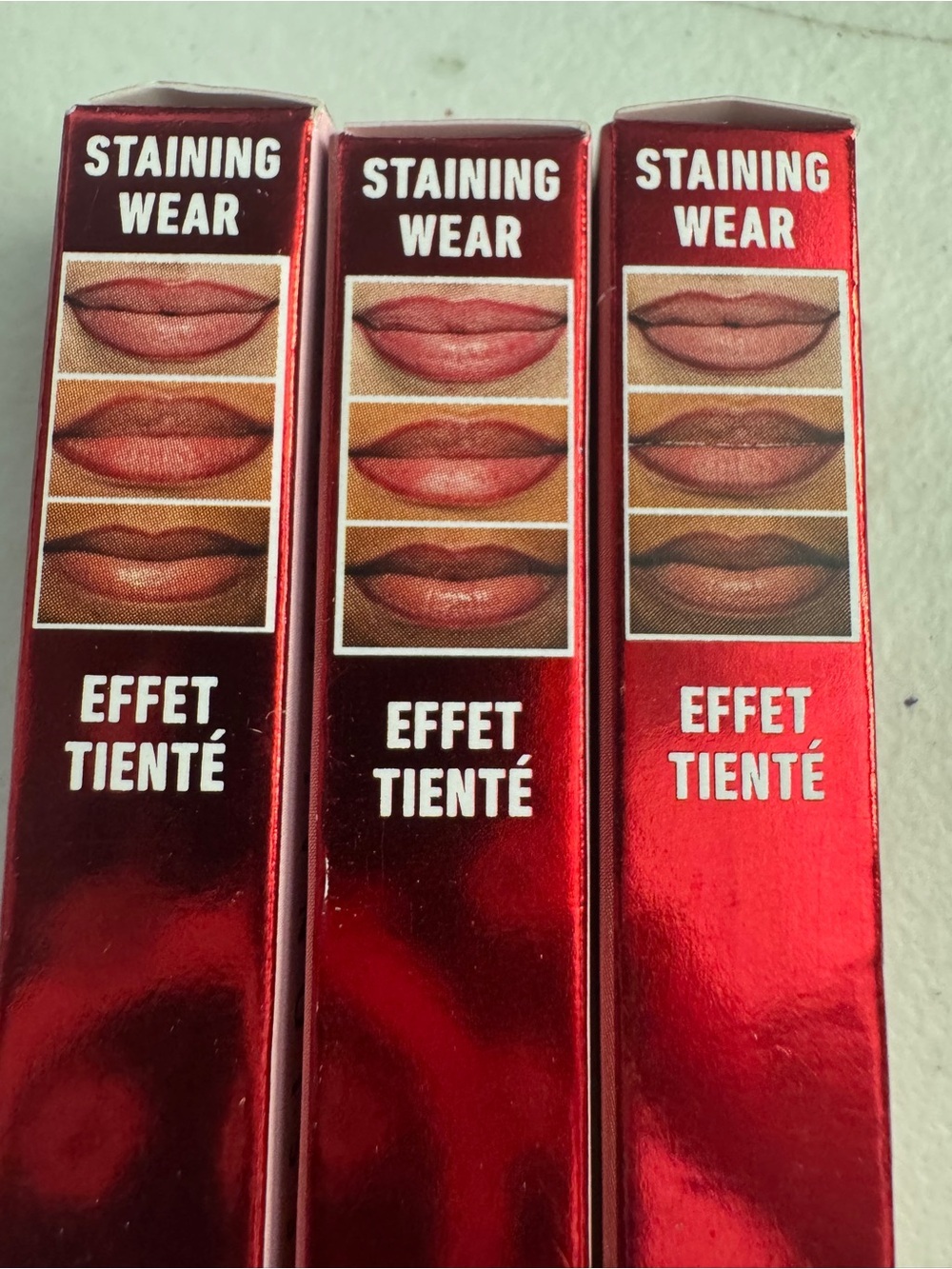 NIB NYX PROFESSIONAL MAKEUP LIP LINGERIE 3-PIECE LIP LINER STAIN SET π - Picture 2 of 8